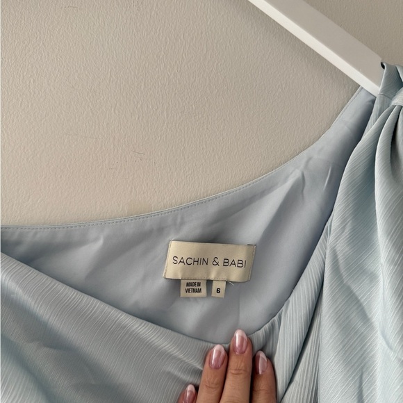 SACHIN & BABI Chelsea Gown in Ice Blue - Picture 10 of 11